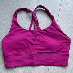 Lululemon Energy Bra Pink Size 6